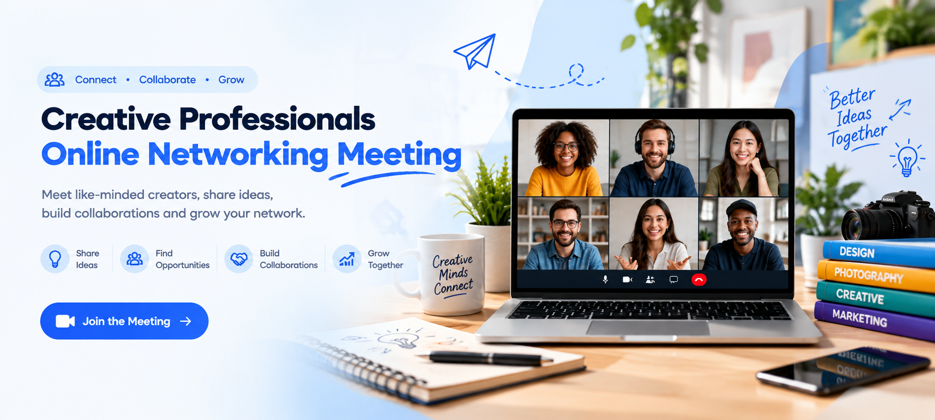 Creative Professionals Online Networking Meeting